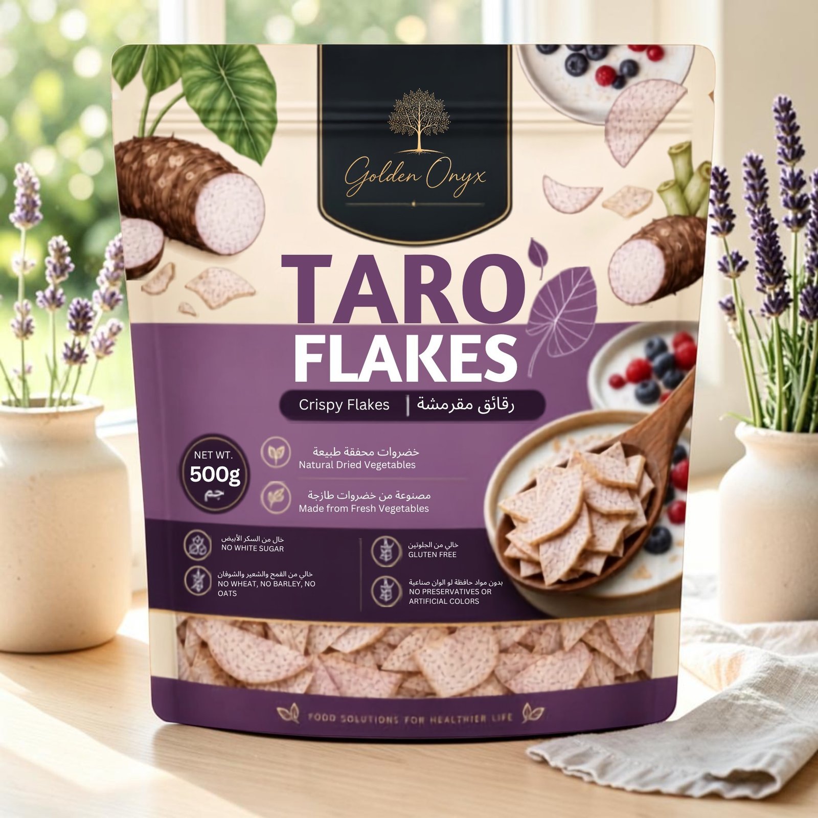 Taro Flakes | Crispy & Natural